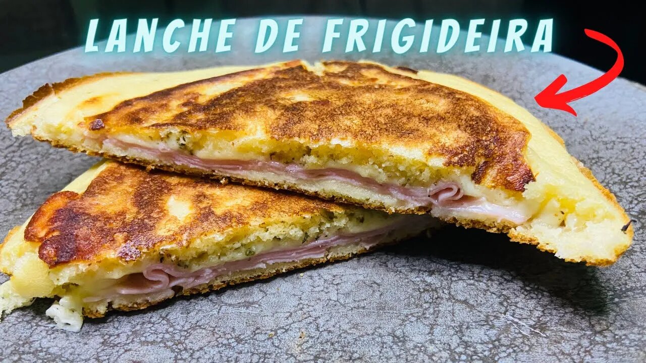 ESSE LANCHE DE FRIGIDEIRA IRÁ TE SURPREENDER , É UMA DELÍCIA!!! FÁCIL DE FAZER!!! #lanche #receitas