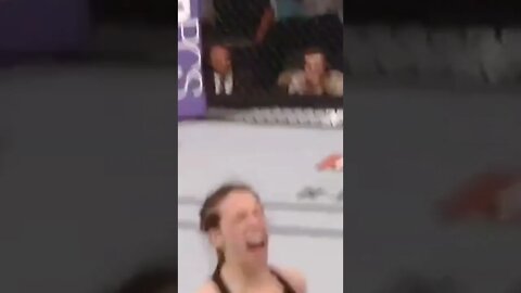 Joanna Jedrzejczyk With Performance of the Night KO of Carla Esparza #short #MMA #ufc