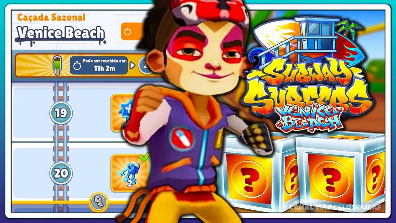 Subway Surfers Venice Beach 2021 | Caçada Sazonal até Nível 20 | Primeira Live na Trovo