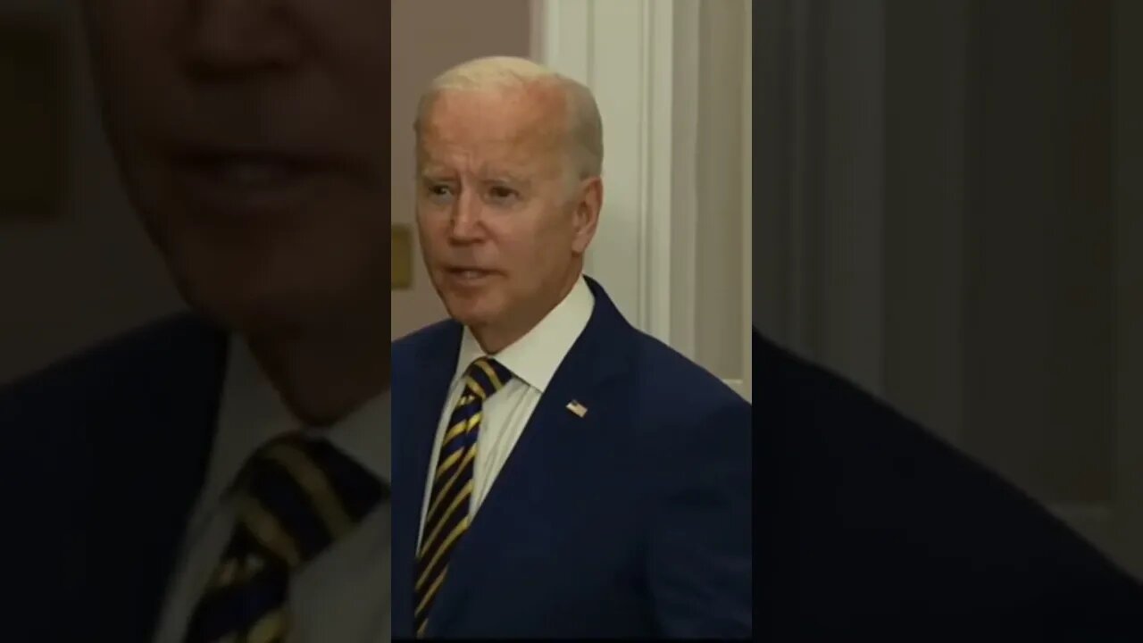 Joe Biden's Reponse to Fairness of Student Loan Forgiveness! #joebiden