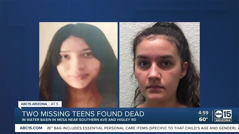 Two missing teens found dead in Mesa, police say