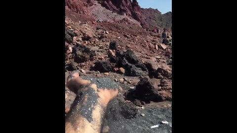 Glitter Sand Beach In Iran