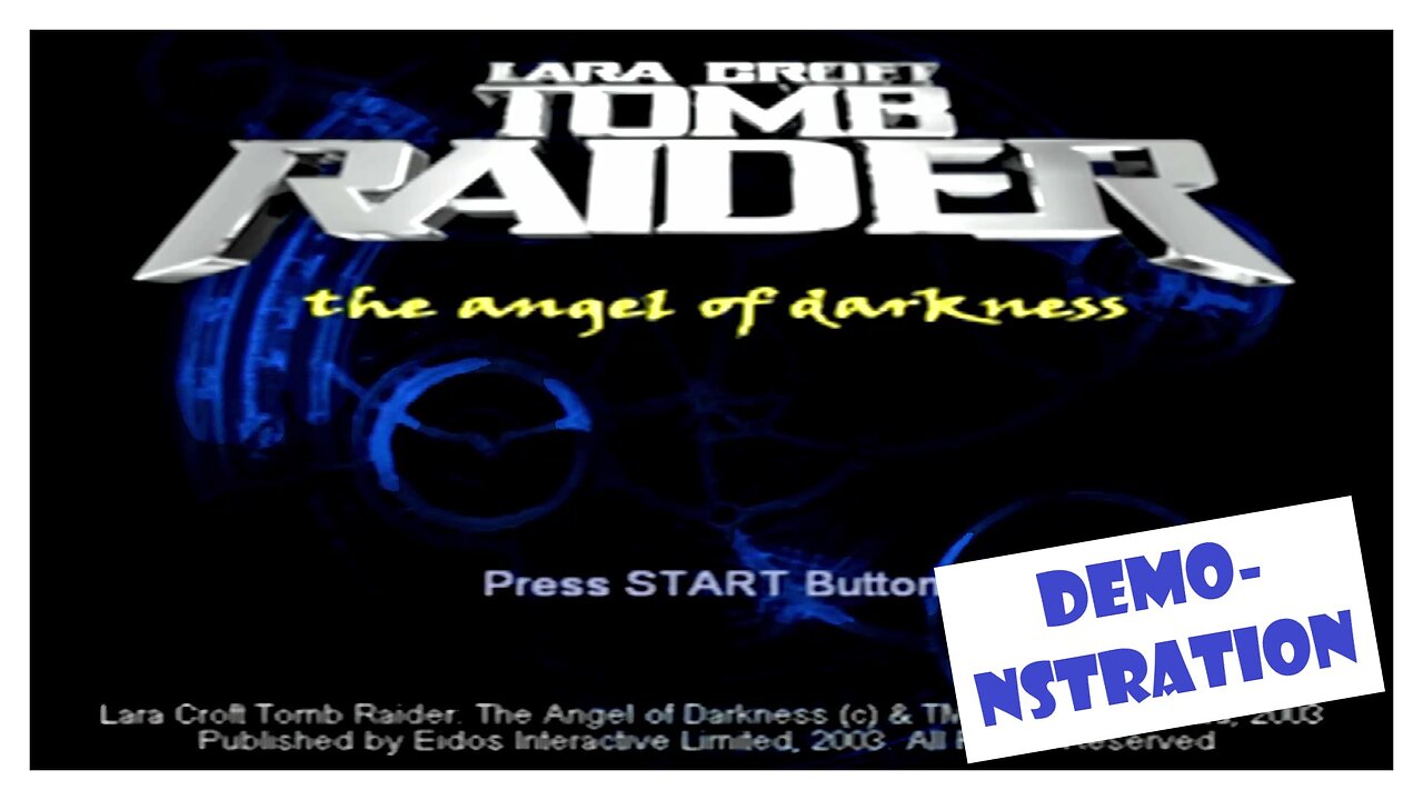 Tomb Raider the Angel of Darkness DEMOnstration (PlayStation 2)