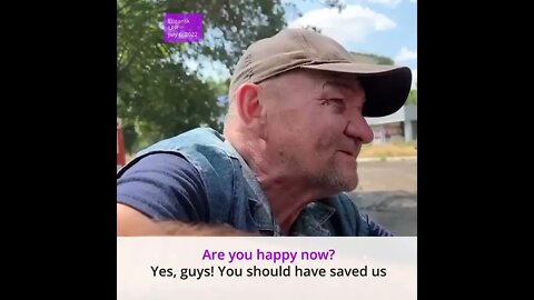 How A Resident Greeted Russian Forces In The Donbass: "You Should Save Us Earlier, Earlier!"