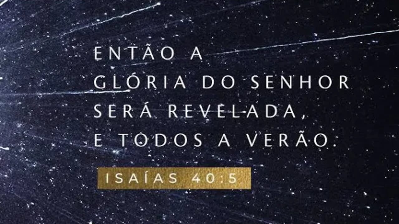 Reflexão bíblica sobre Isaías 40:3-5