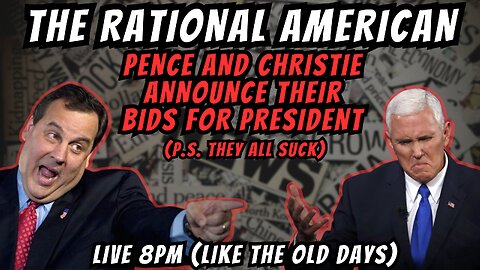 Pence and Christie Formally Announce They are Losers