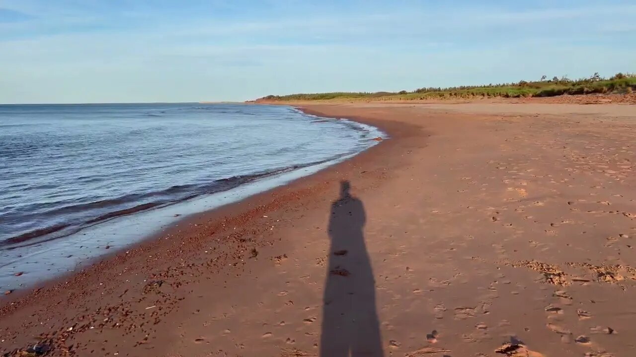 Walking Stanhope Beach PEI in the Evening