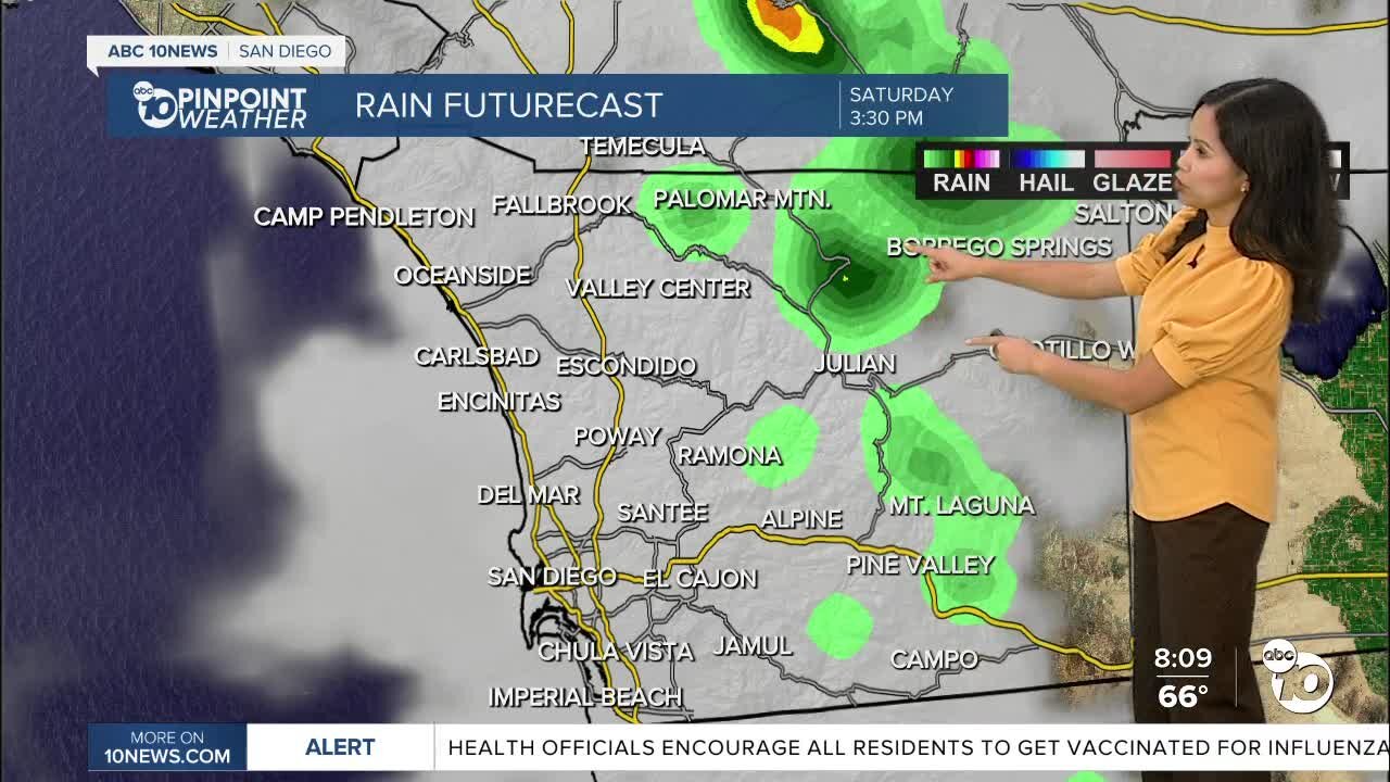 ABC 10News Pinpoint Weather for Sat. Oct. 15, 2022