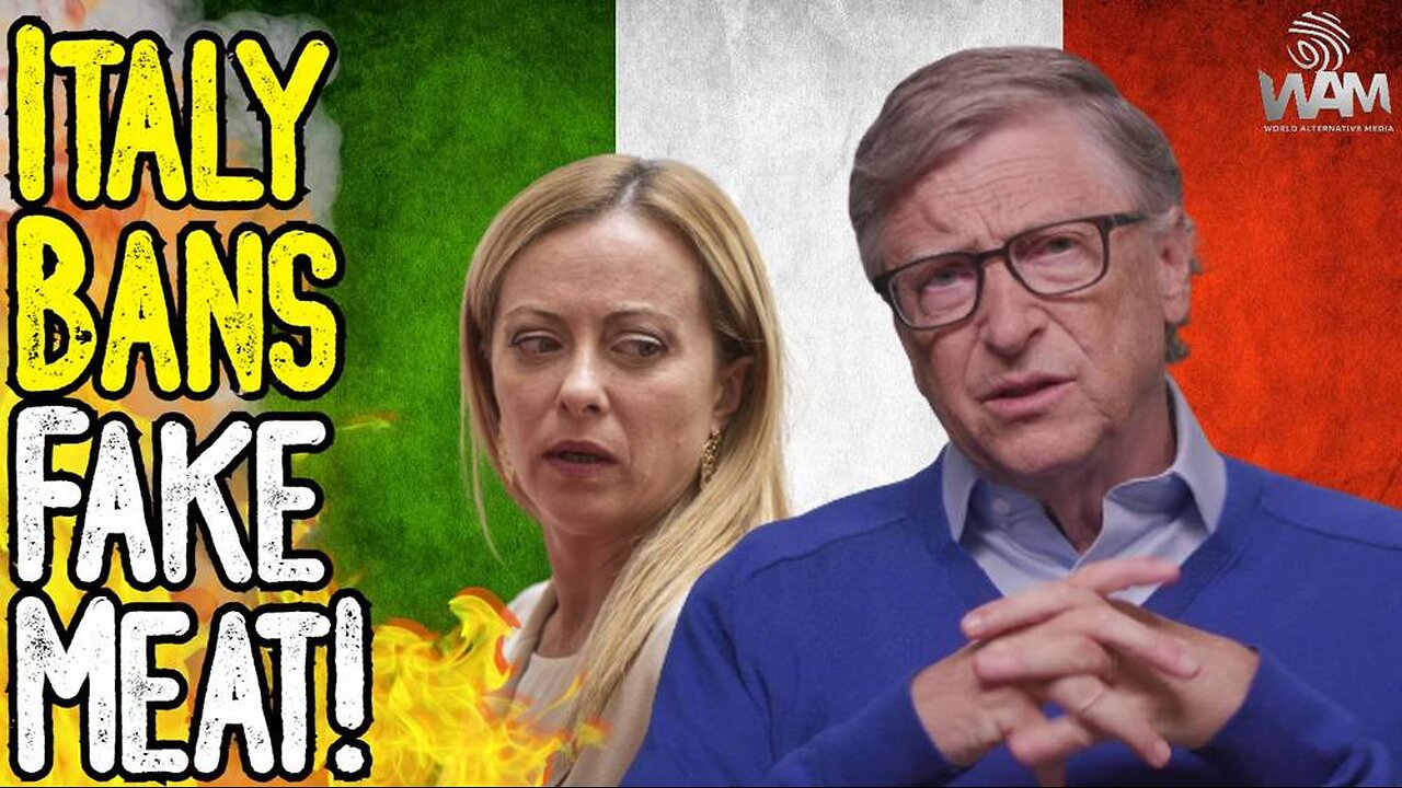 ITALY BANS FAKE MEAT! - Biden CONTINUES To Push Bill Gates Food On The Public! - MASS EUGENICS!