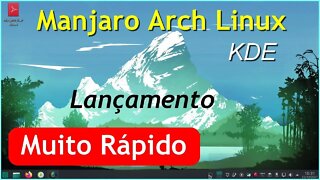 Lançamento Manjaro. Bonito, Rápido e Fácil de usar. Distro Arch Linux para Iniciantes. Excelente.