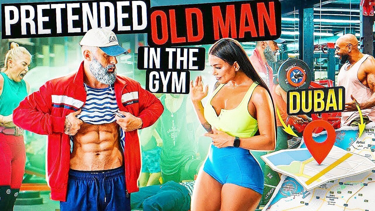 CRAZY OLD MAN Pranks GIRLS in a GYM | Aesthetics in public reactions