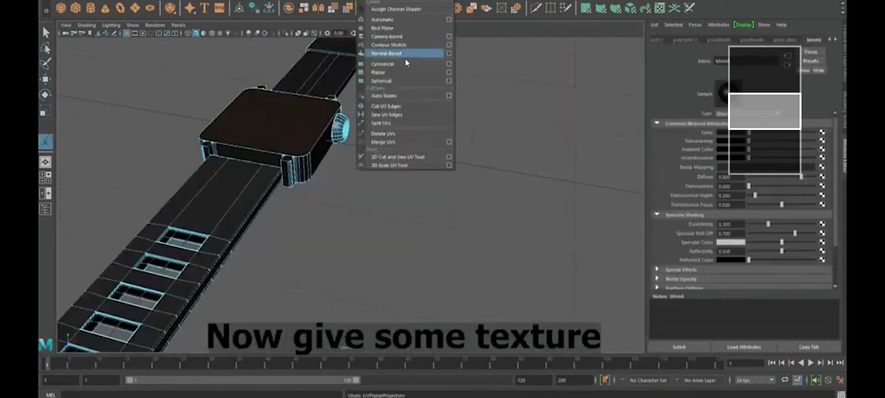 3D Smart Watch Modelling in MAYA