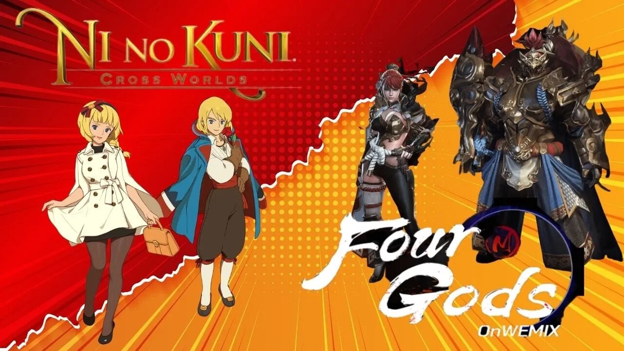 Four Gods (SA1) e Ni no Kuni cross worlds!! (Ruby aries) !! #NFT