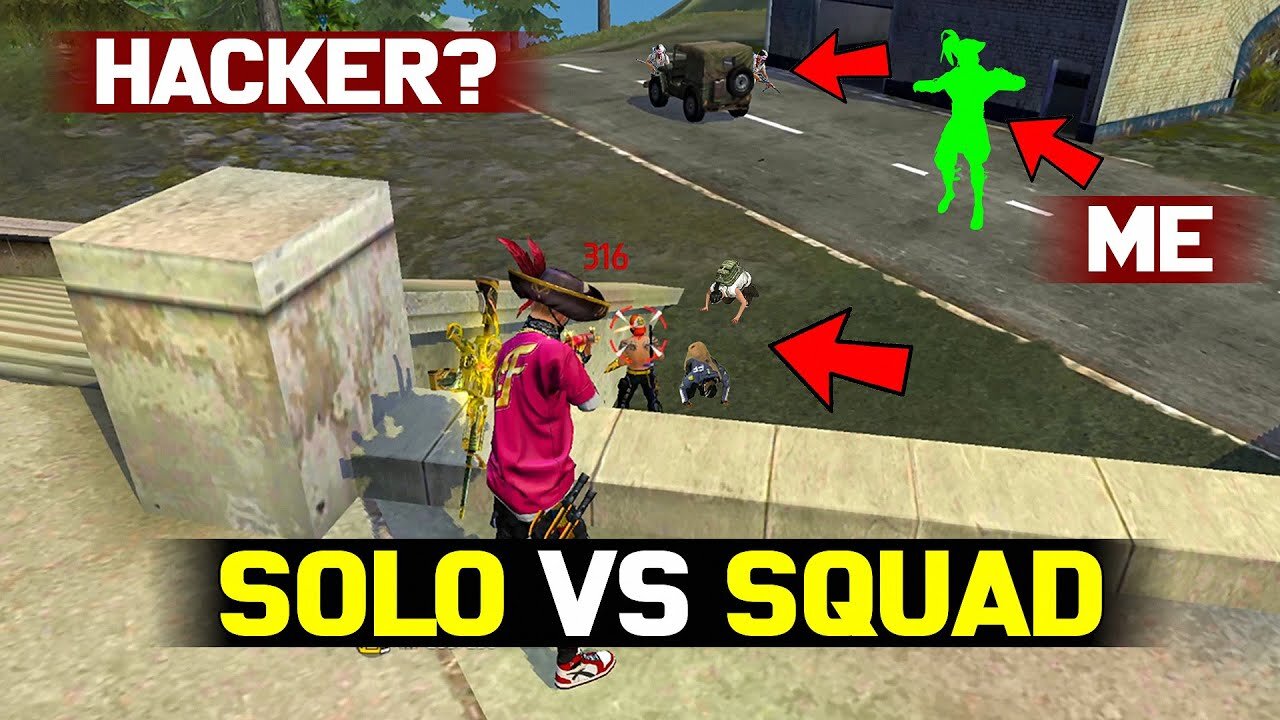 USE SANTINO LIKE HACKER IN SOLO VS SQUAD | GARENA FREE FIRE