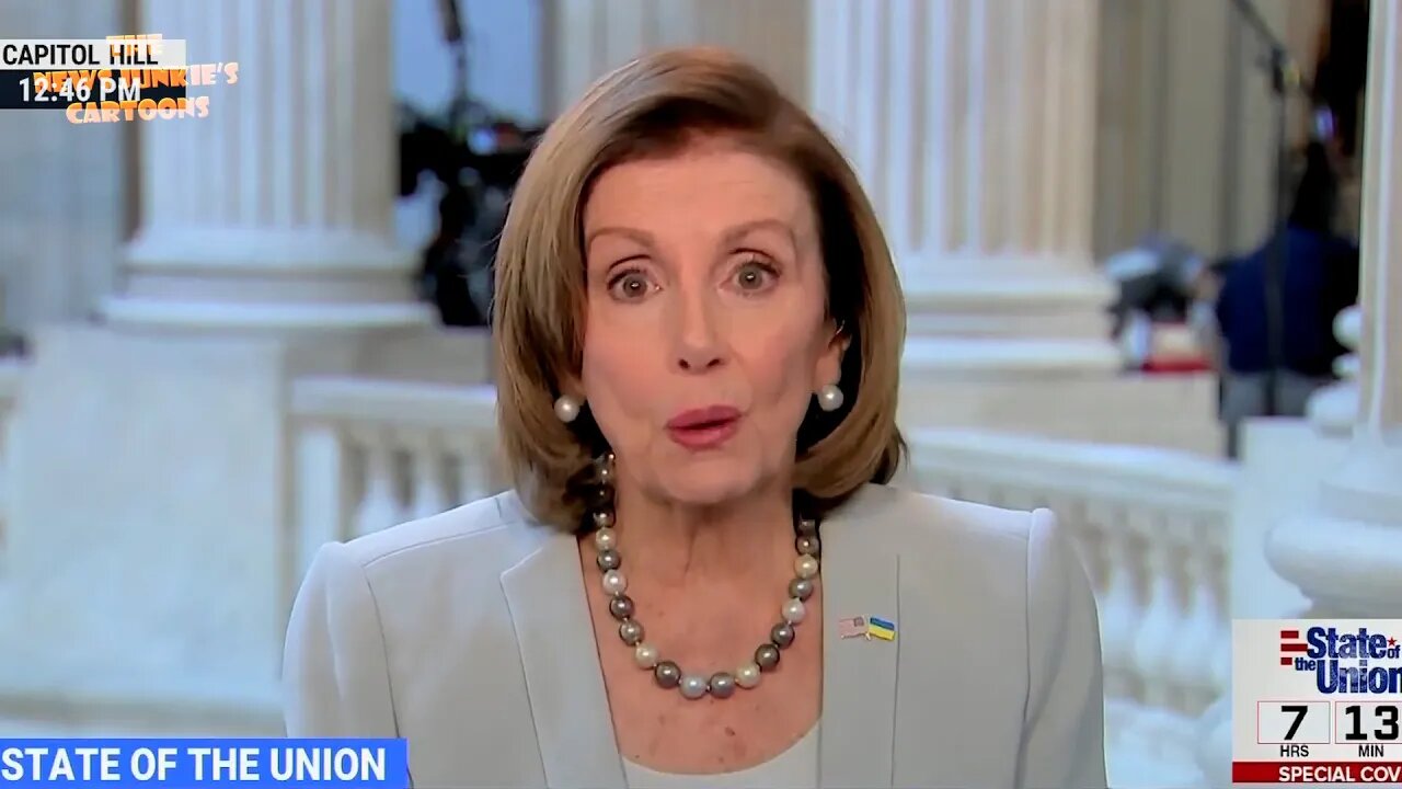 Democrat Pelosi: "I'm not going to be wearing a mask tonight," because I don't have little children.