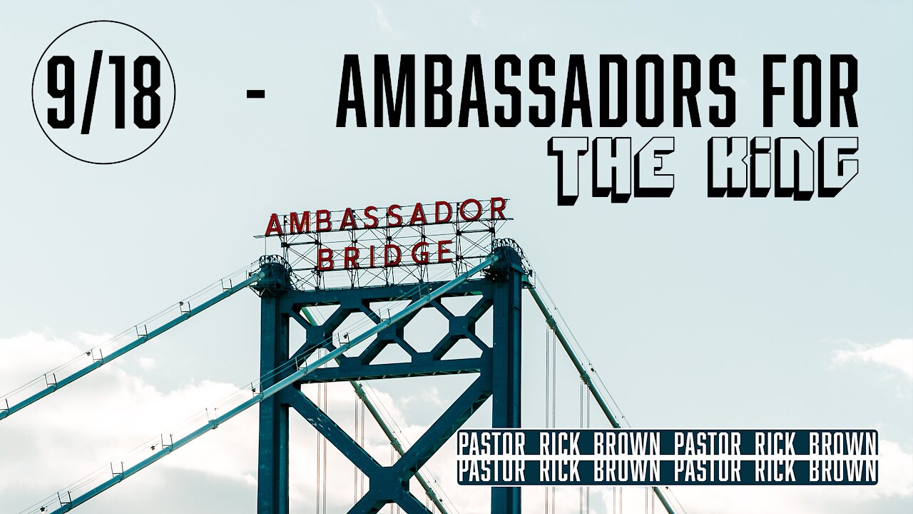 Ambassadors for the King | Rick Brown