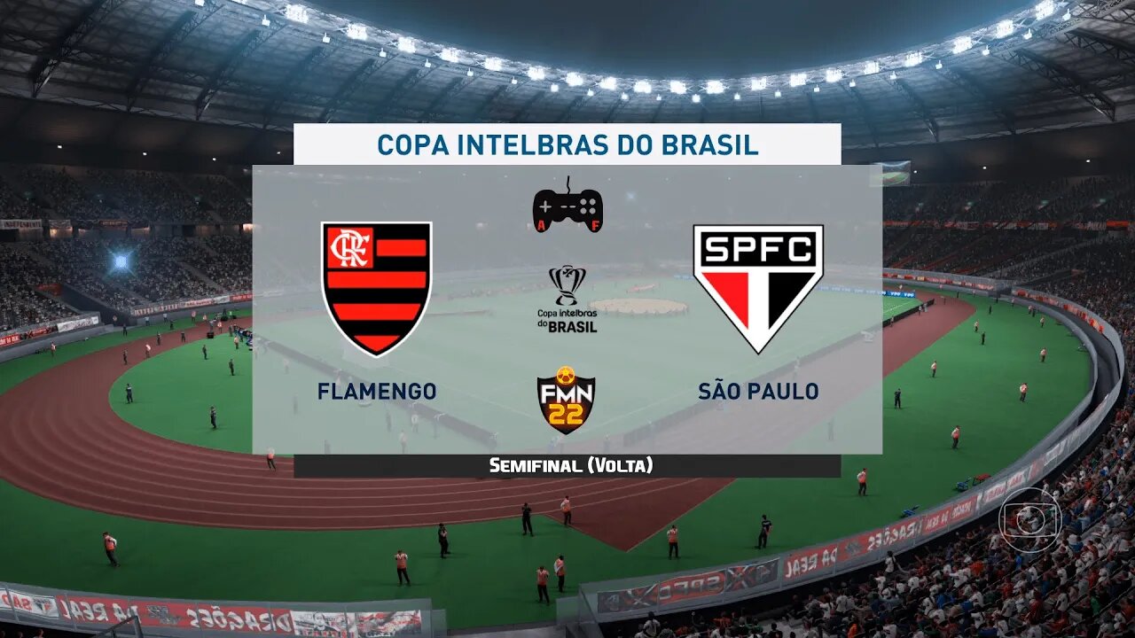 Copa Do Brasil 2022 - Flamengo x São paulo | Semifinais (Volta) | FIFA 22 SIMULAÇÃO