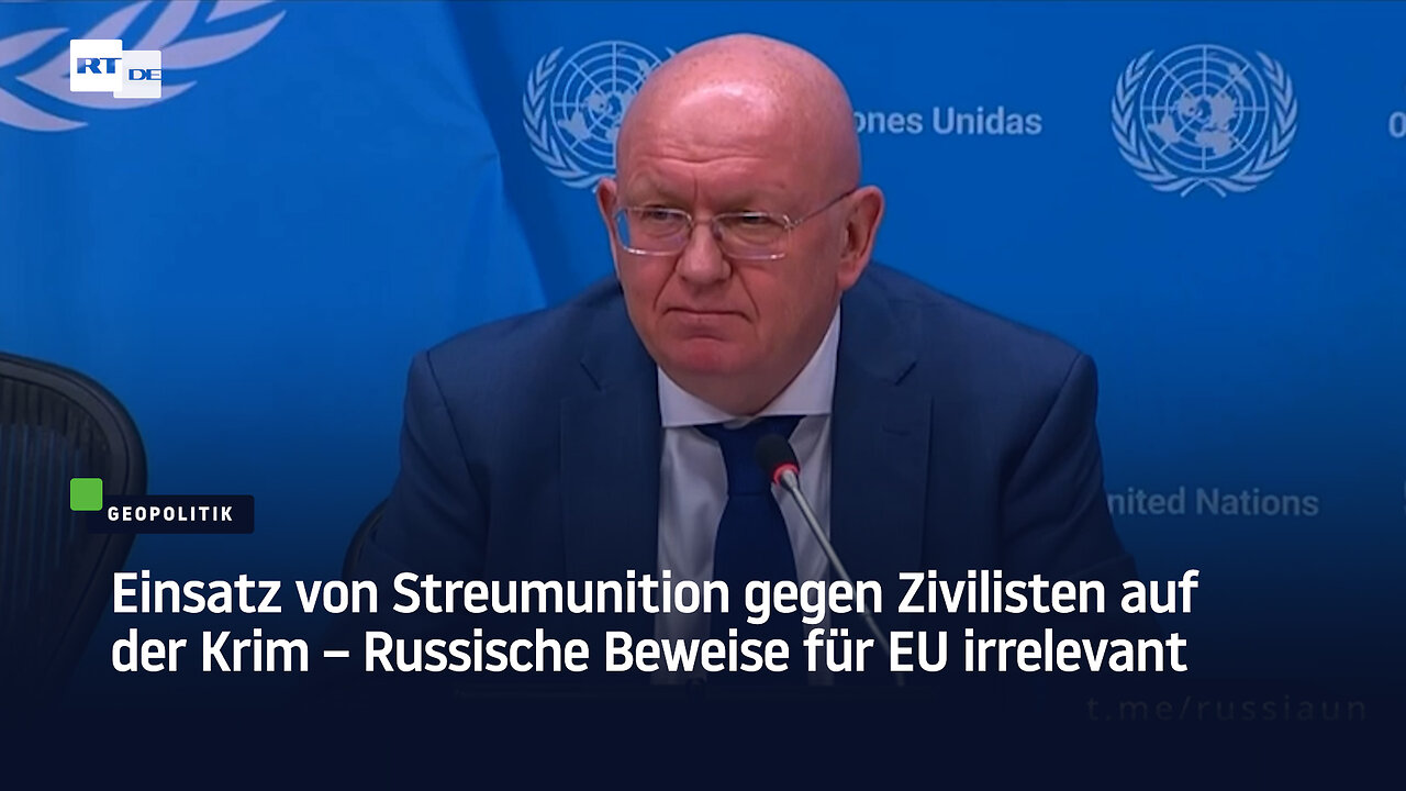 Einsatz von Streumunition gegen Zivilisten auf der Krim – Russische Beweise für EU irrelevant