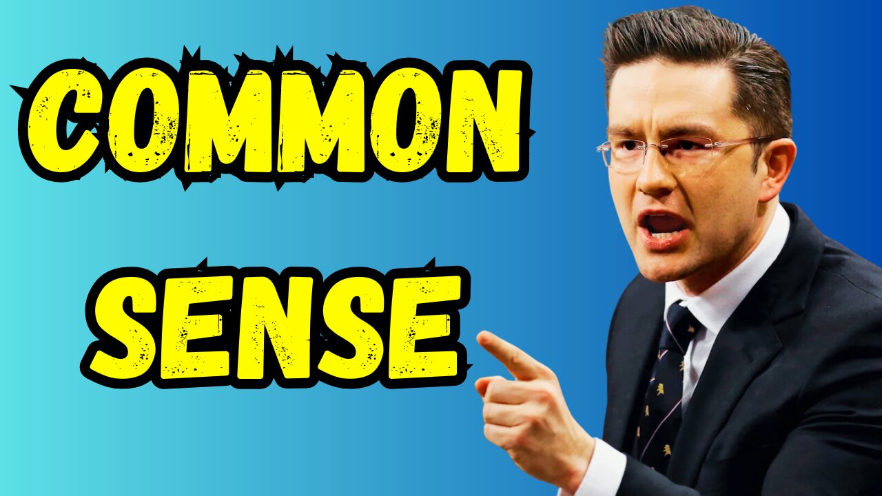 Pierre Poilievre DEMANDS Common Sense Budget