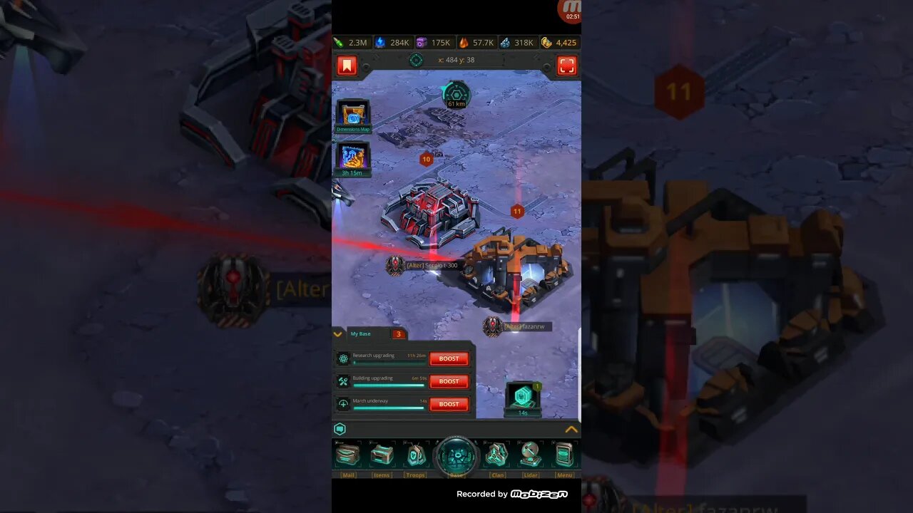T-777 targets an ALTER Clan target for Termination PvP Terminator RTS