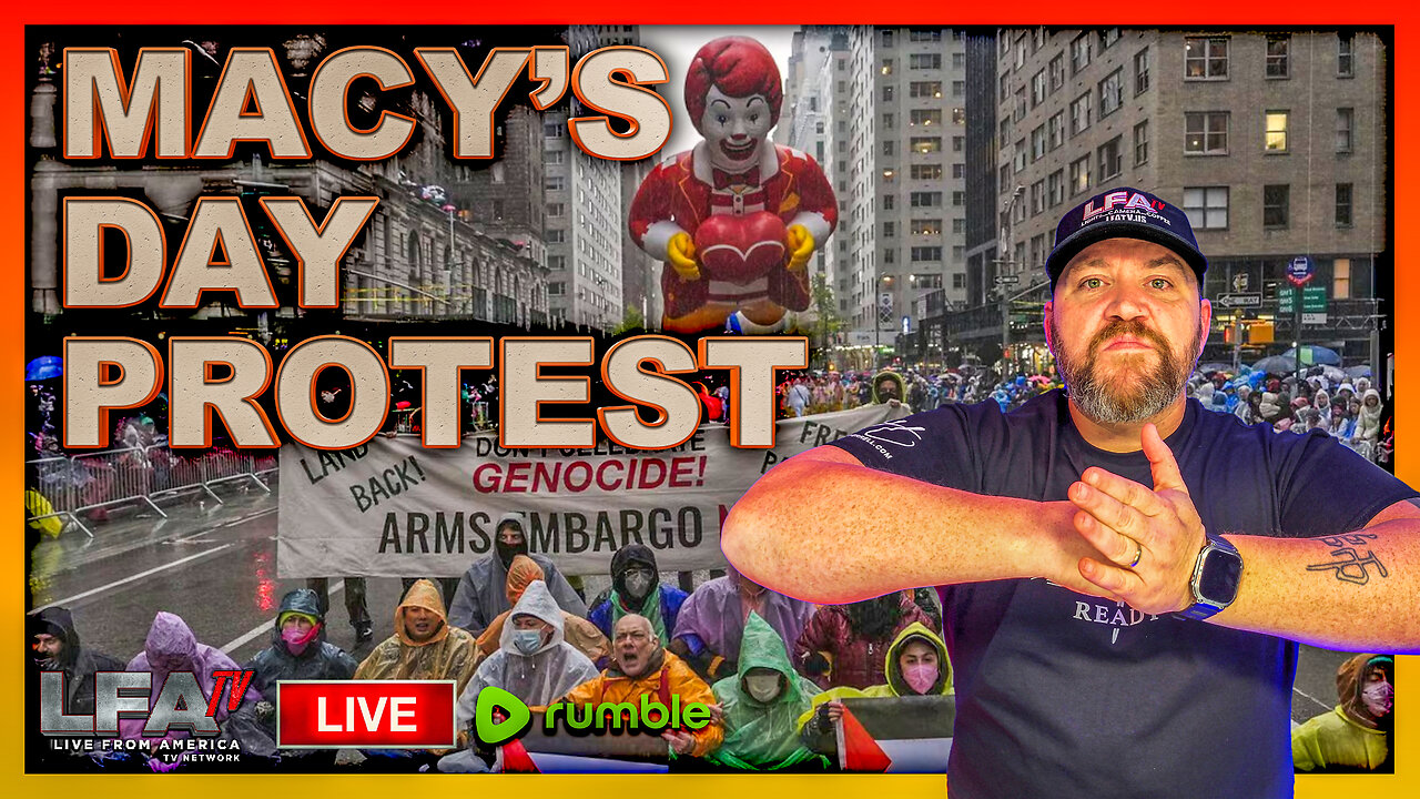 MACY'S DAY PROTEST! | LIVE FROM AMERICA 11.29.24 11am EST