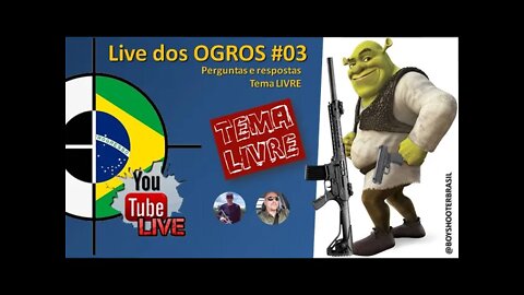 LIVE dos OGROS #03 - Perguntas e respostas. TEMA LIVRE