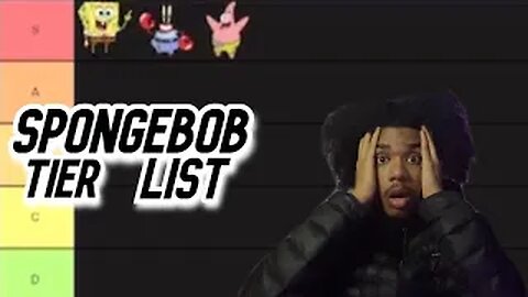 HollywoodKJ Makes a HONEST SPONGEBOB Tier List