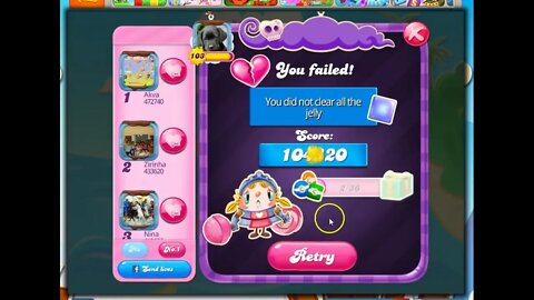 Candy Crush Level 3091 Talkthrough, 20 Moves 0 Boosters
