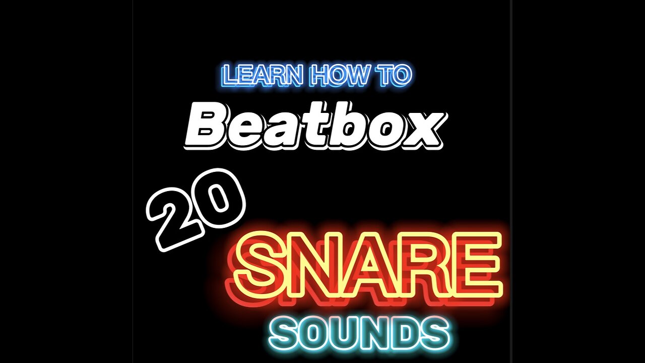 One Beatboxer 20 Beatbox Snares