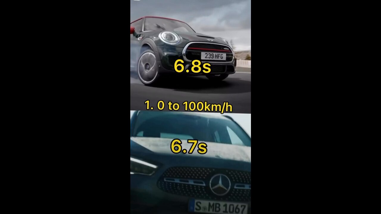 Mini Cooper Vs Mercedes GLA 🏁