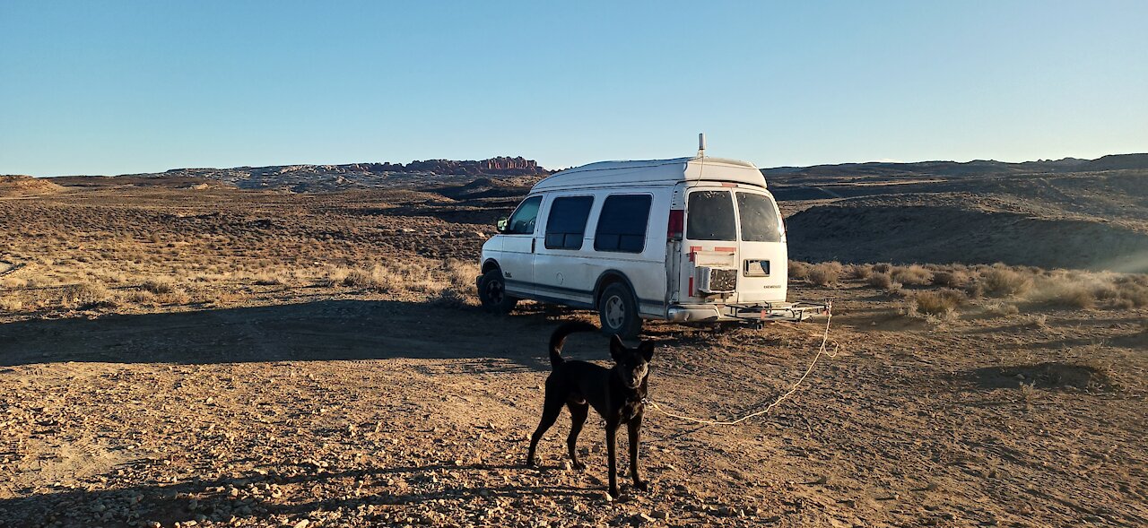 Dispersed campsite review BLM road 142 Moab, Utah