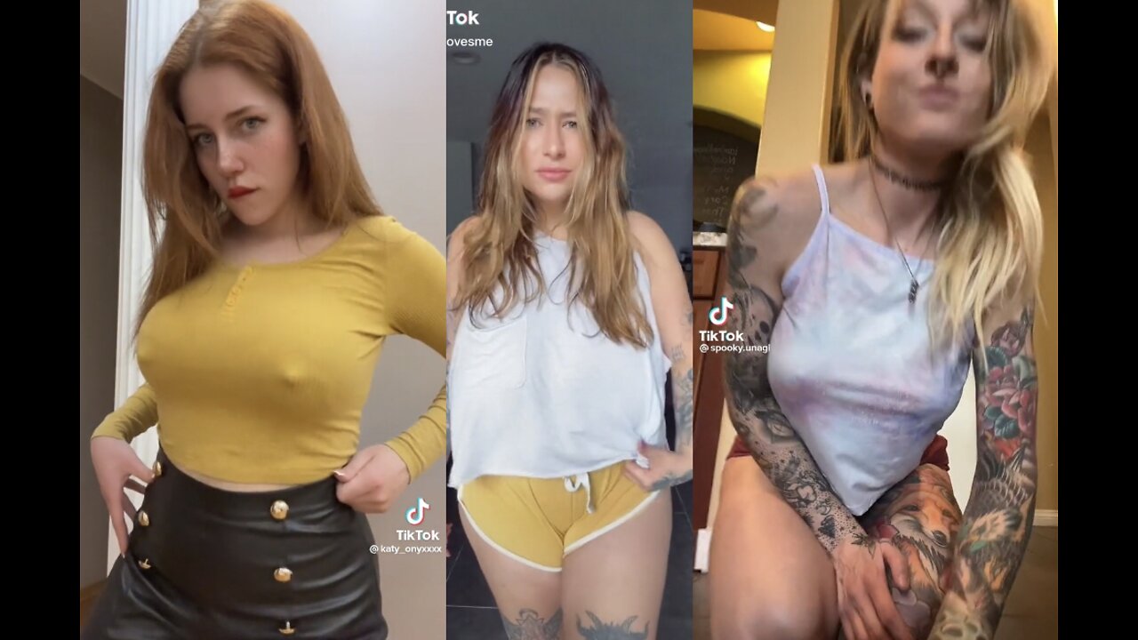 TikTok 10 Beautiful Ladies #13 - Braless Beauty Edition