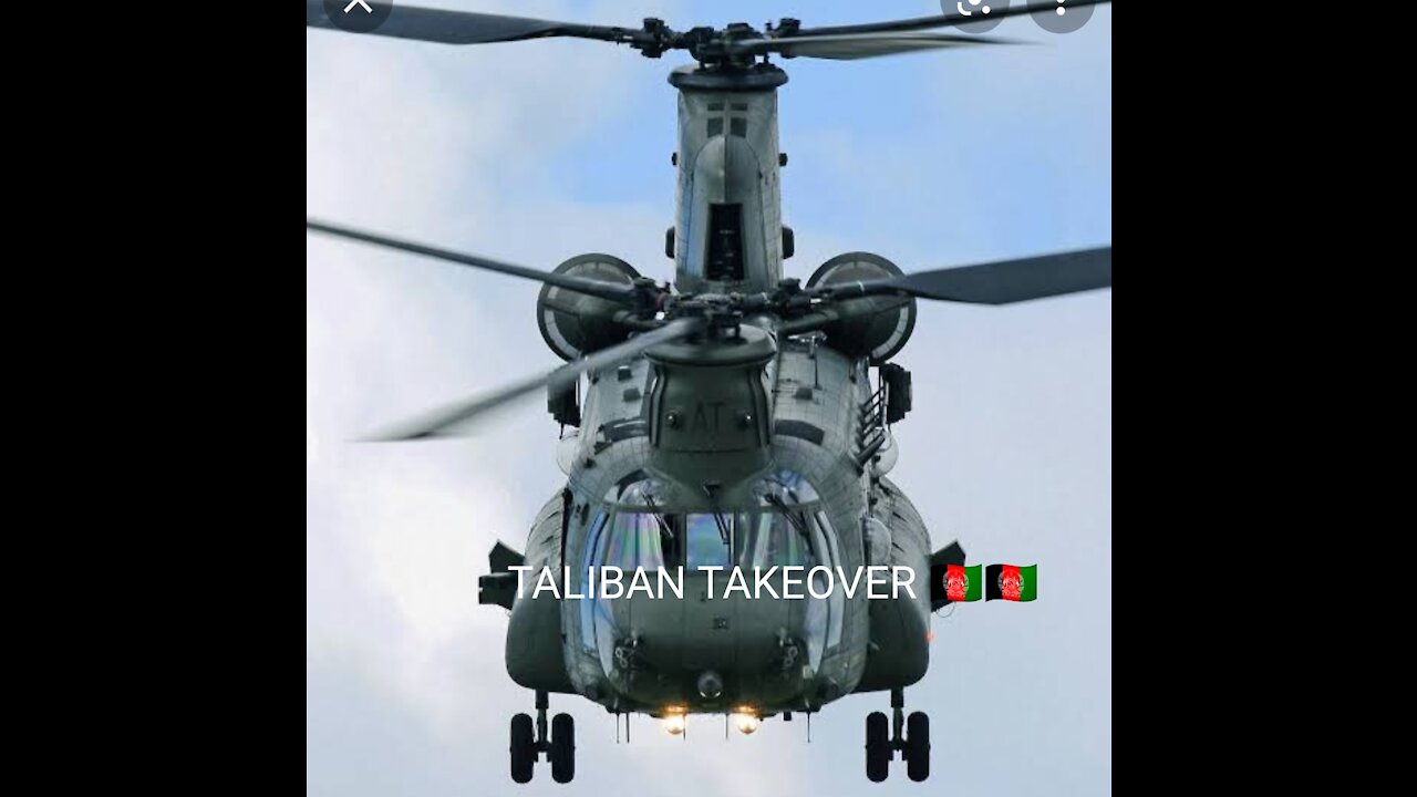 Talibani Takeover Afgan military Helicopter But don't know how to fly it.