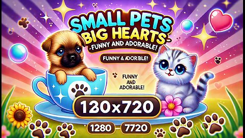Small Pets, Big Hearts – Funny and Adorable!"