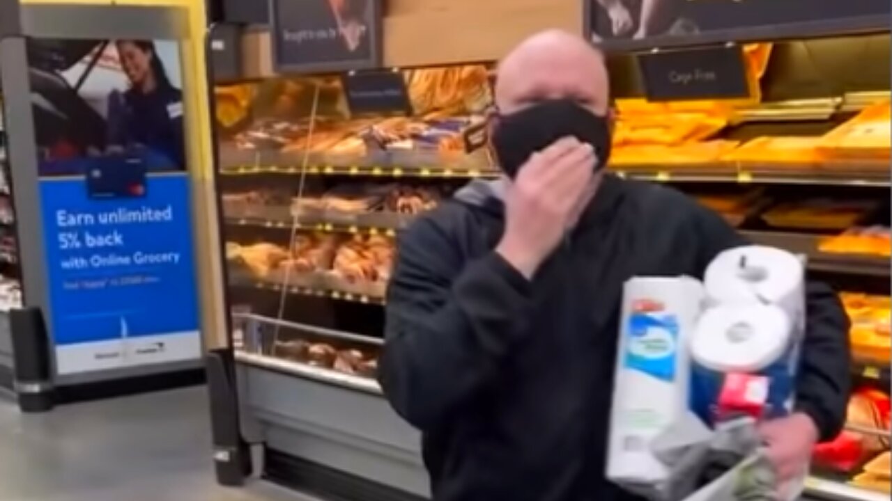 Masked Man Instantly Regrets Taking Photos Of Father And Daughter