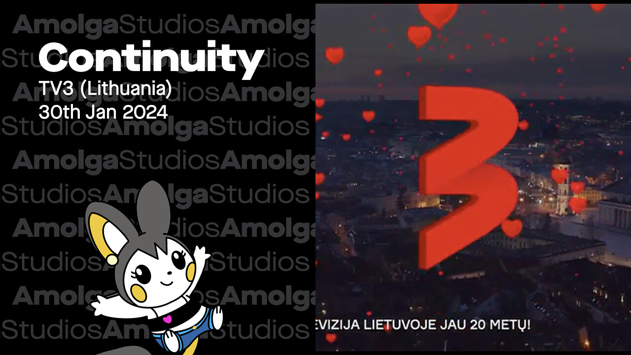 TV3 (Lithuania) - Continuity (30th January 2024)
