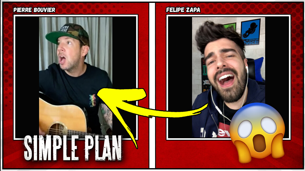 CANTEI COM SIMPLE PLAN !! - FELIPE ZAPA