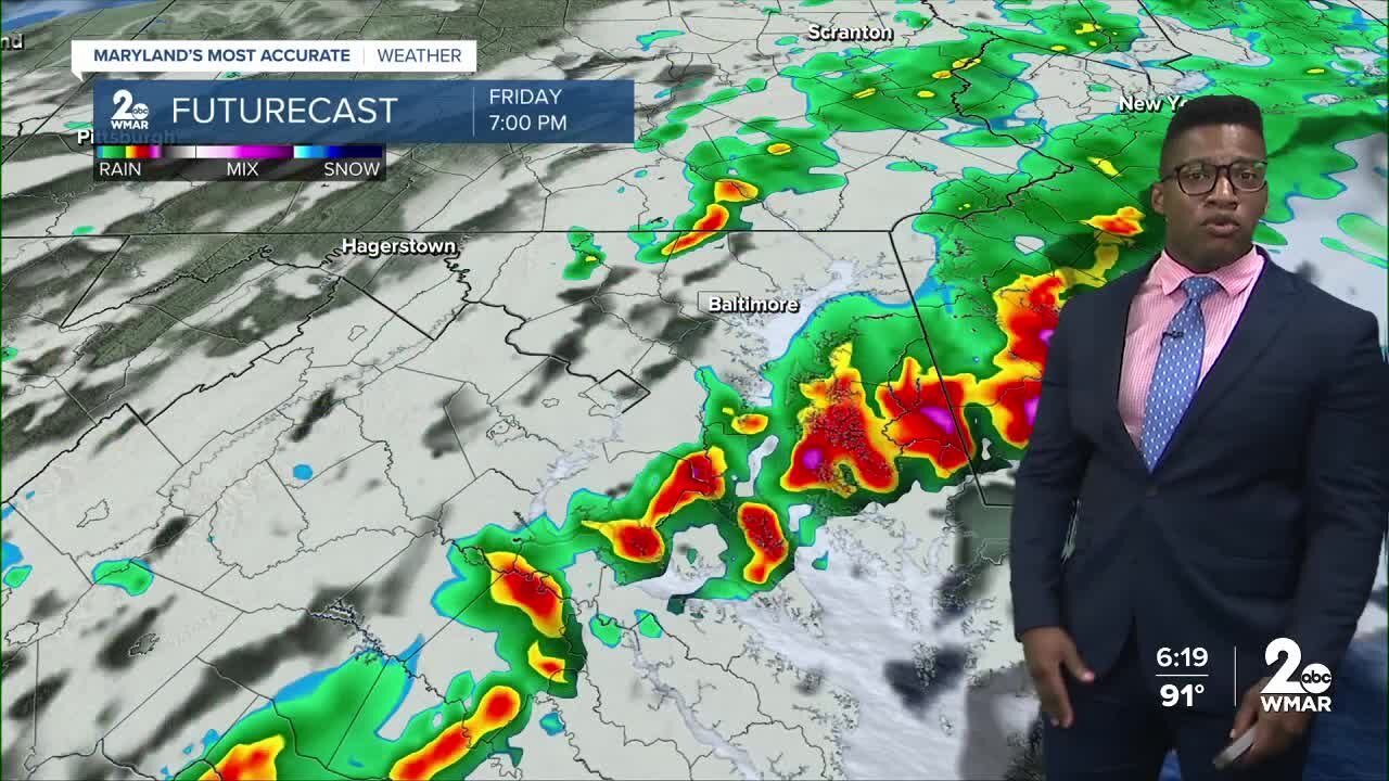 WMAR-2 News Patrick Pete's Thursday weather