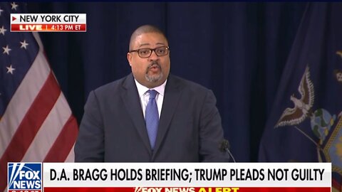 CORRUPT BRAGG NEWS CONFERENCE AFTER INDICTMENT OF THE BEST PRESIDENT IN HISTORY
