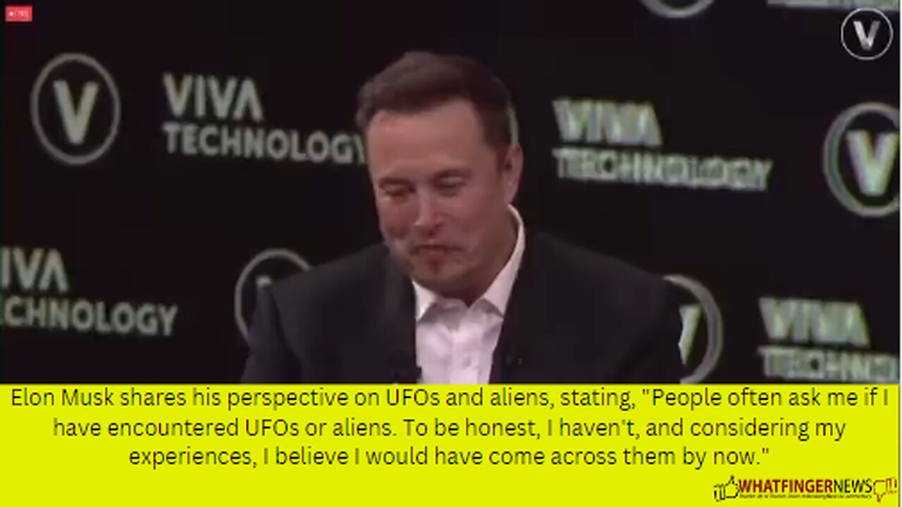 Elon Musk shares his perspective on UFOs and aliens