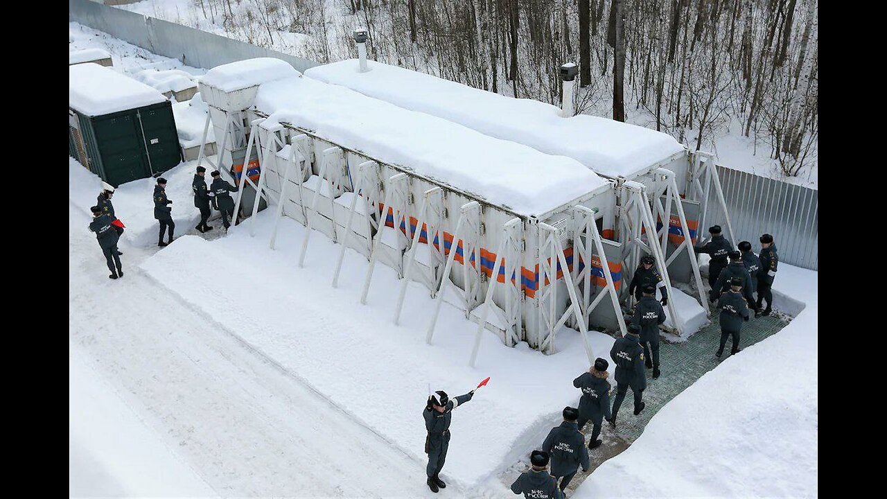 ⚠️⚠️⚠️ Russia has begun mass production of "KUB-M" mobile bomb shelters designed to,