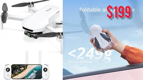 Potensic ATOM LT GPS Drone Under 249g, 40 Mins Long Flight, for beginners