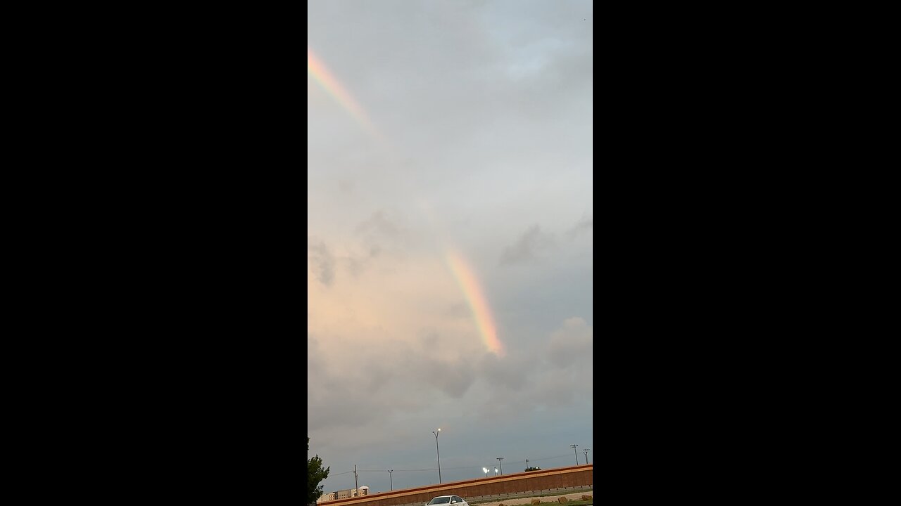 rainbow i saw today 😍