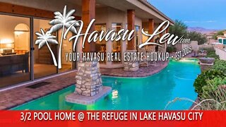 Lake Havasu City Pool Home in The Refuge Golf Course 1882 E Tradition Ln MLS 1022126