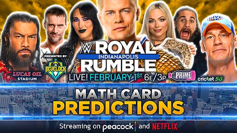 WWE Royal Rumble 2025 - Match Card Predictions | Bevelock