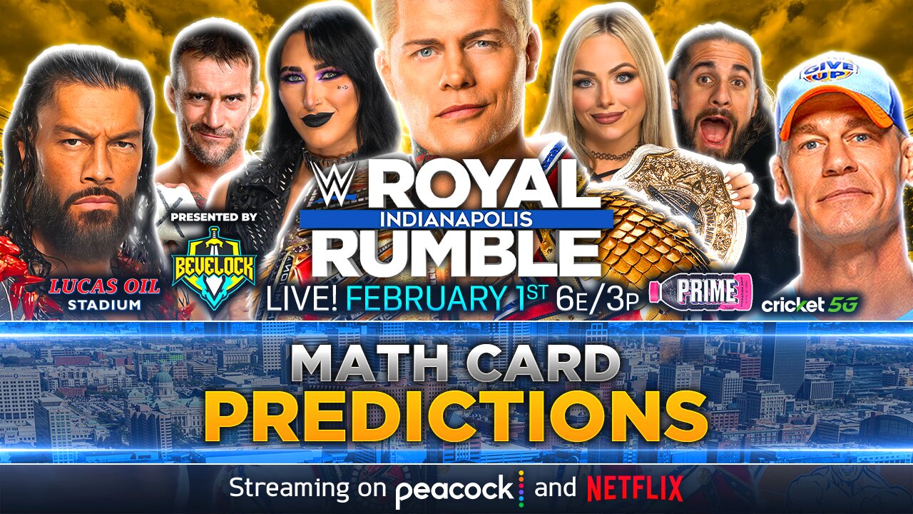 WWE Royal Rumble 2025 - Match Card Predictions | Bevelock