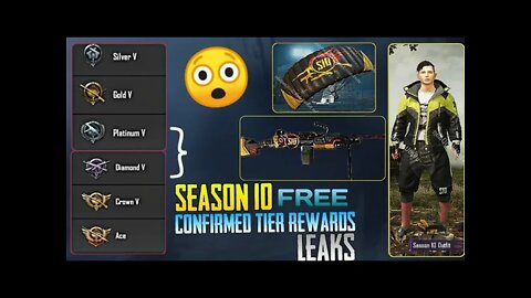 PUBGMOBILELITE SEASON 10 TIER LEAKS PUBG LITE SEASON 10 REAWARD