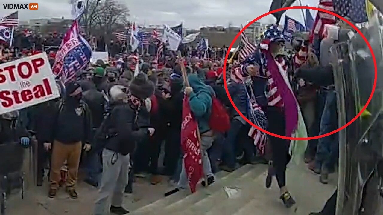 New Footage From Jan 6th: Capitol Police Pushing Elderly Woman Down Stairs To Antagonize The Crowd