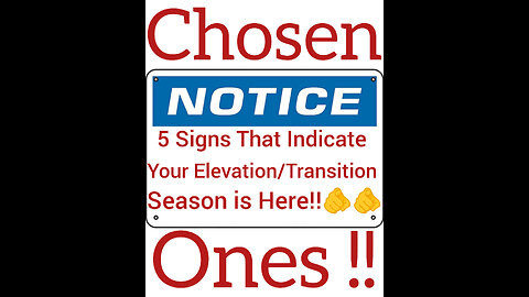 5 things that indicate your elevation season is Here chosen Ones!! 🫵🫵💯🙏🔥💪