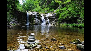 Relaxing music - Mountain forest river